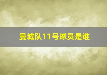 曼城队11号球员是谁