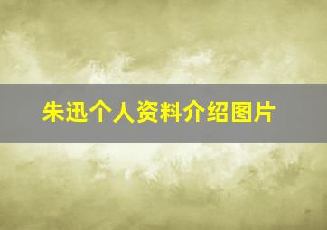 朱迅个人资料介绍图片