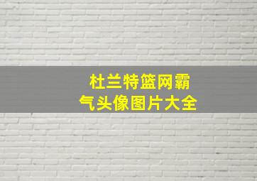 杜兰特篮网霸气头像图片大全