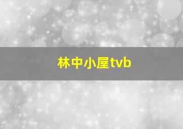 林中小屋tvb