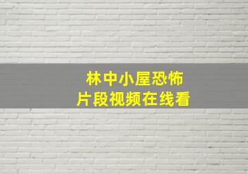 林中小屋恐怖片段视频在线看