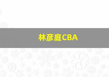 林彦庭CBA