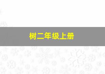 树二年级上册