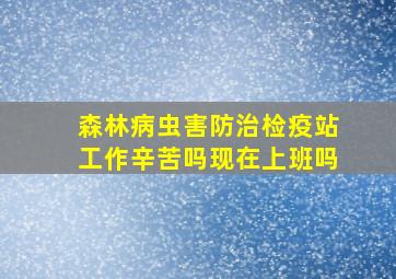 森林病虫害防治检疫站工作辛苦吗现在上班吗