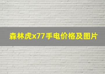 森林虎x77手电价格及图片