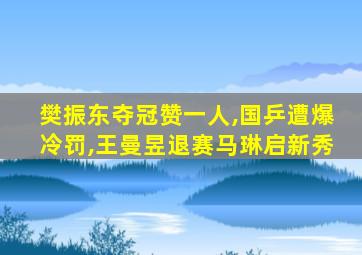 樊振东夺冠赞一人,国乒遭爆冷罚,王曼昱退赛马琳启新秀