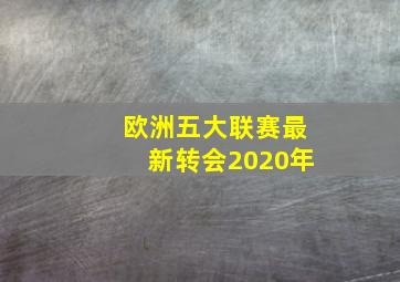 欧洲五大联赛最新转会2020年