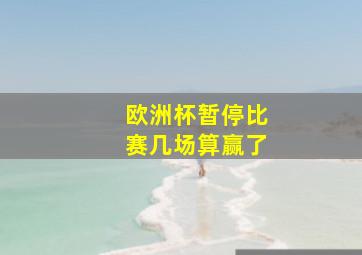 欧洲杯暂停比赛几场算赢了