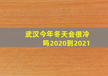 武汉今年冬天会很冷吗2020到2021