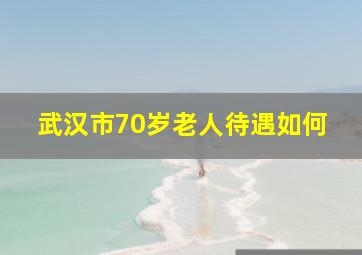 武汉市70岁老人待遇如何