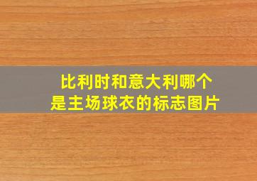 比利时和意大利哪个是主场球衣的标志图片