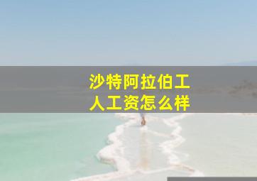 沙特阿拉伯工人工资怎么样