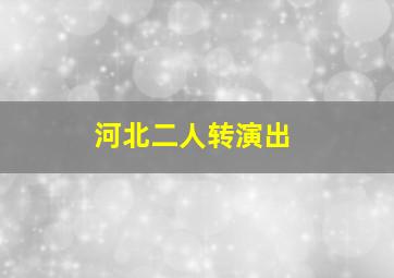 河北二人转演出