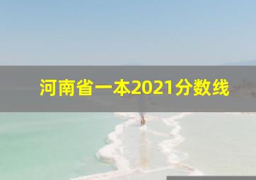 河南省一本2021分数线