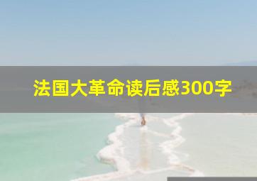 法国大革命读后感300字