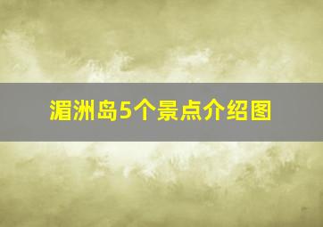 湄洲岛5个景点介绍图