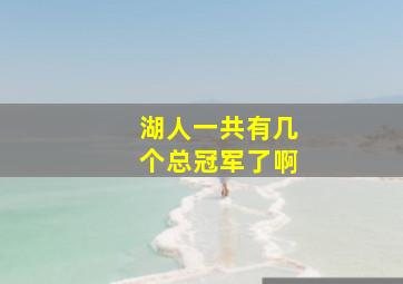 湖人一共有几个总冠军了啊