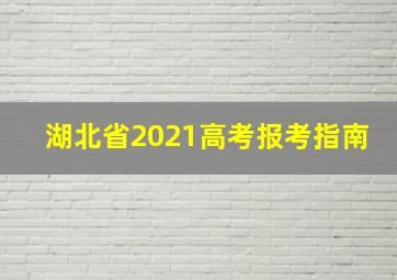 湖北省2021高考报考指南