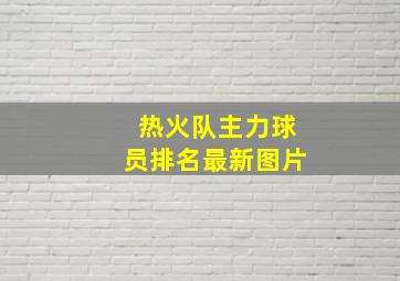 热火队主力球员排名最新图片