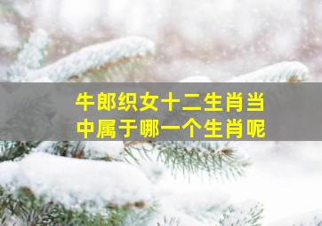 牛郎织女十二生肖当中属于哪一个生肖呢