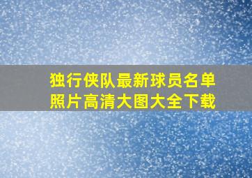 独行侠队最新球员名单照片高清大图大全下载