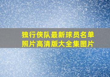 独行侠队最新球员名单照片高清版大全集图片