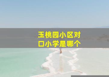 玉桃园小区对口小学是哪个