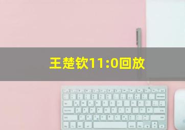 王楚钦11:0回放