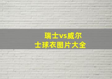 瑞士vs威尔士球衣图片大全