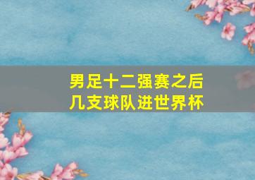 男足十二强赛之后几支球队进世界杯