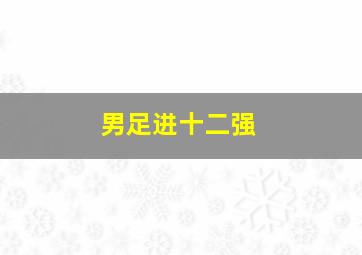 男足进十二强