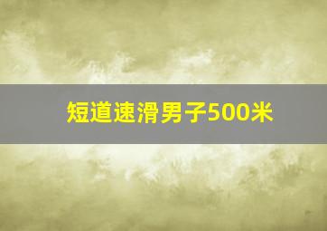 短道速滑男子500米