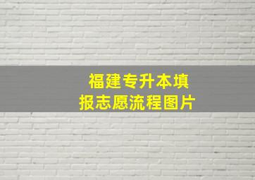 福建专升本填报志愿流程图片