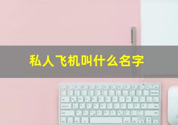 私人飞机叫什么名字