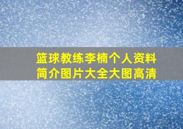 篮球教练李楠个人资料简介图片大全大图高清