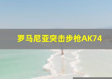 罗马尼亚突击步枪AK74