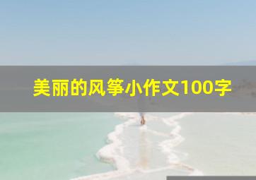 美丽的风筝小作文100字