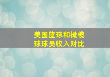 美国篮球和橄榄球球员收入对比