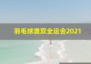 羽毛球混双全运会2021