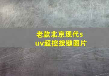 老款北京现代suv超控按键图片