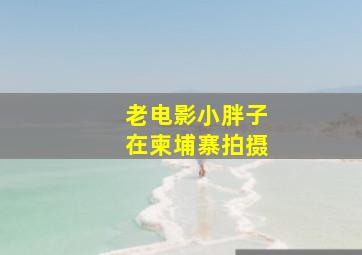 老电影小胖子在柬埔寨拍摄