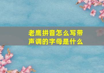 老鹰拼音怎么写带声调的字母是什么