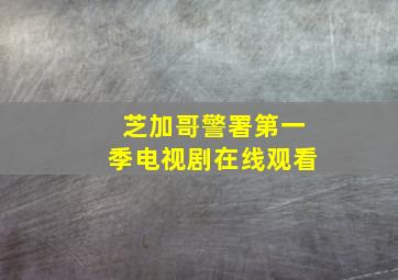 芝加哥警署第一季电视剧在线观看