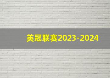 英冠联赛2023-2024