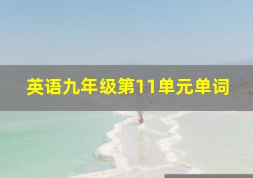 英语九年级第11单元单词