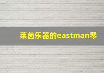 莱茵乐器的eastman琴