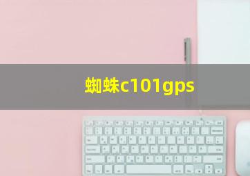 蜘蛛c101gps