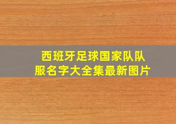 西班牙足球国家队队服名字大全集最新图片