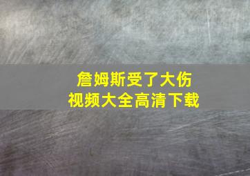 詹姆斯受了大伤视频大全高清下载