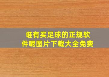 谁有买足球的正规软件呢图片下载大全免费